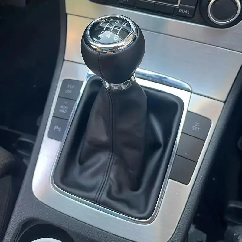 Car Gear Shift Knob Gaiter Boot Collar For Volkswagen VW Passat B6 B7 2005 2006 2007 2008 2009 2010 2011 2012 2013 2014 2015