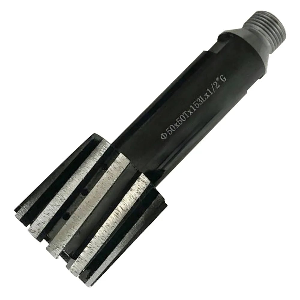 

SUBRILLI D50X50Tx1/2 "газовое алмазное сверло с сердечником, фреза для гранита, мрамора, камня, гравировки, инструмент с ЧПУ, шлифовальный блок