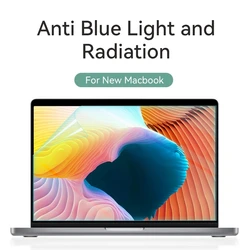 MacbookAir用スクリーンプロテクター,13 pro,1 m2,pro,14,16,15,11,12インチ,アンチブルーライト,ソフトフィルム