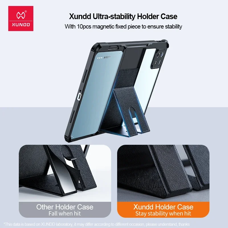 For Xiaomi Pad 6 Pro Pad 6 Pad Case Original Xundd Airbags Shockproof  Kids Tablet Cover with Invisible Stand for Mi Pad 6