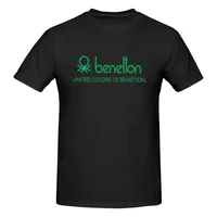 100% Cotton United Colors Of Benetton T-shirt Male Funny Oversized T Shirt Men O-Neck Summer Shirts Tops S-6XL