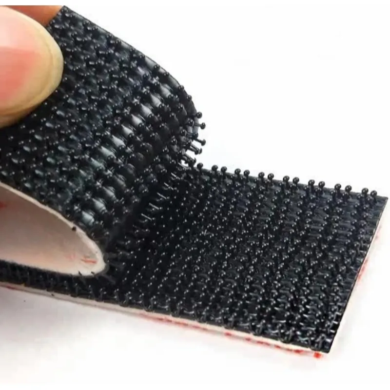 Black Mushroom Reclosable Fastener, Hook and Loop Tape