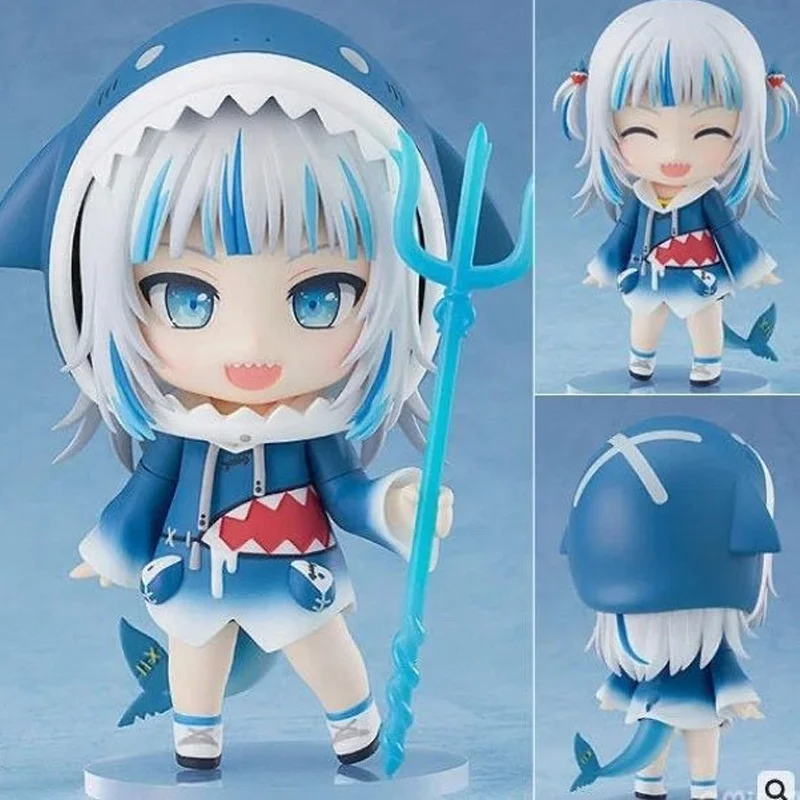 

10 см в наличии GSC Nendoroid 1688 Hololive Gawr Gura аниме фигурка акула девушка милая Коллекционная модель игрушка в подарок