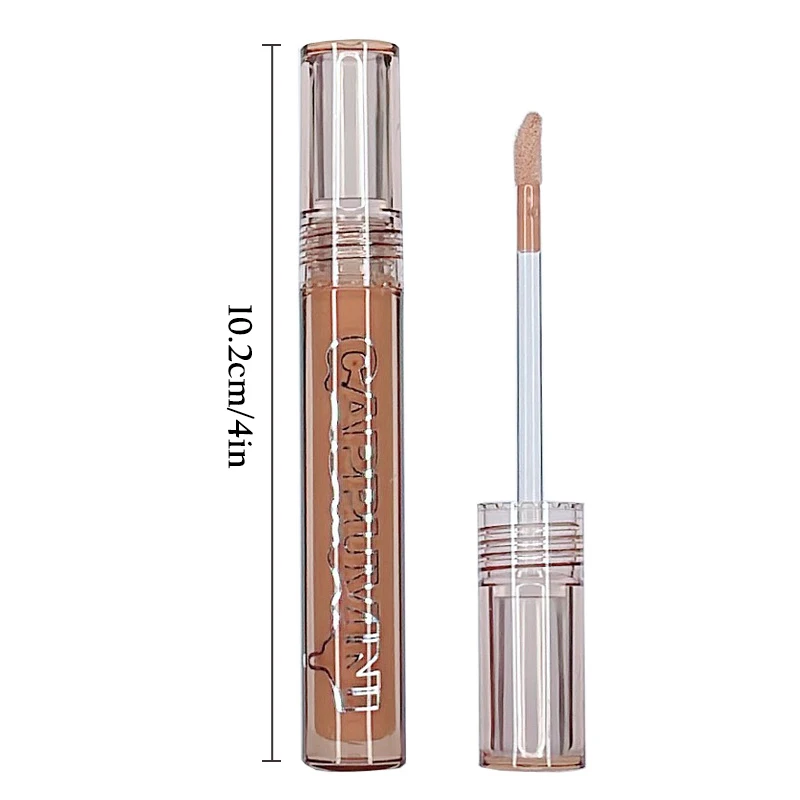 Cappuvini Punk marron foncé miroir eau brillant à lèvres rouge glaçure à lèvres verre Transparent huile à lèvres imperméable liquide rouge à lèvres teinte maquillage