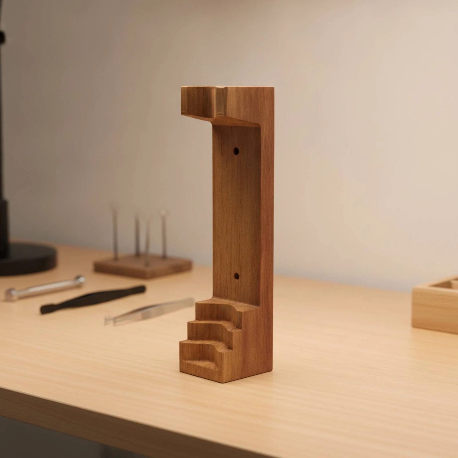 Shaping Rod Base Heavy-Duty Mandrel Holder for Jewelry Makers, Workshop view 4