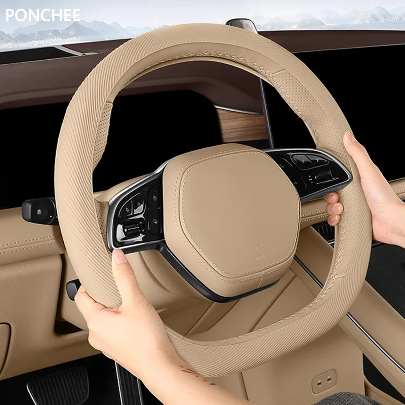

For Jishi Polestone 01 Rox 01 2023-2025 Steering Wheel Cover Ultra - Thin Silicone Non - Slip Four Seasons Auto Supplies