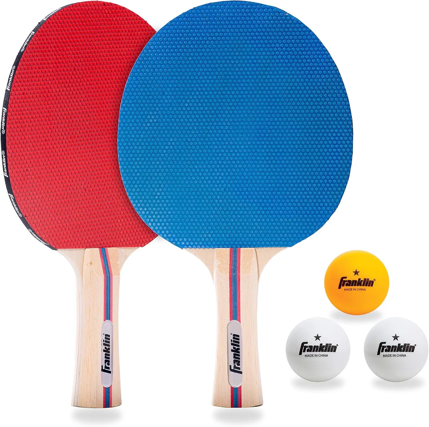

Complete Ping Pong Paddle Set with Balls for 2 or 4 Players - Full Starter Kit for Table Tennis Fun