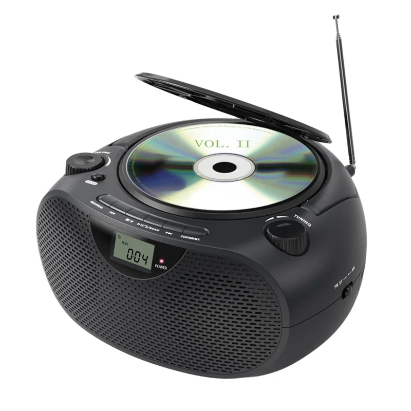 

A91P Portable CD Player Boombox Bluetooth CD Player Boombox AM/FM Radio USB Port CD Player Stereo Sound Speaker Home MP3 CD Play