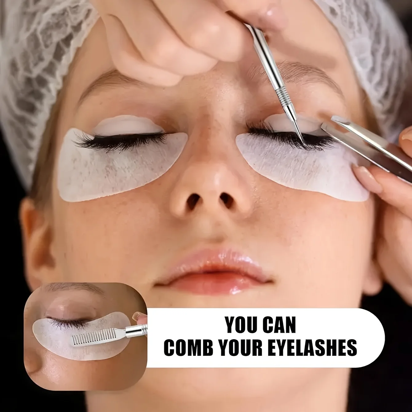 Wimpernverlängerungen, Kerato, Dauerwelle, Wimpern, Puppe, Dauerwelle, Künstliche Wimpern, Kamm, Wimpernwerkzeuge