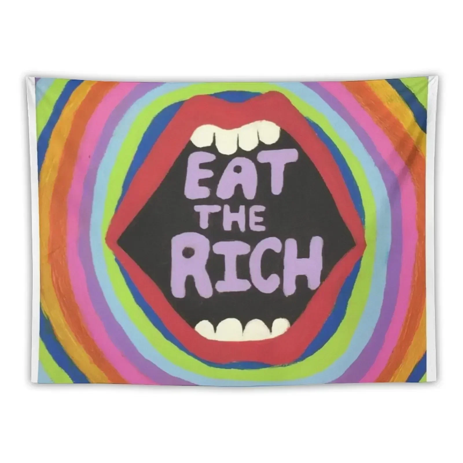 

Eat the Rich Tapestry Decor Home Carpet On The Wall Tapestry