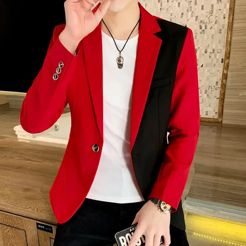 

Men Slim Fit 2023 Autumn New Hot Suit Jacket Casual Streetwear Blazer Masculino Fashion Formal Hombre Clothing