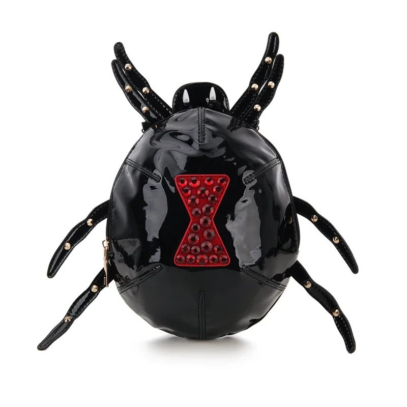 

Goth Women's Crossbody Bag Halloween Dark Spider Design Punk Shoulder Bag Female Clutch Handbag Fashion Designer Purses