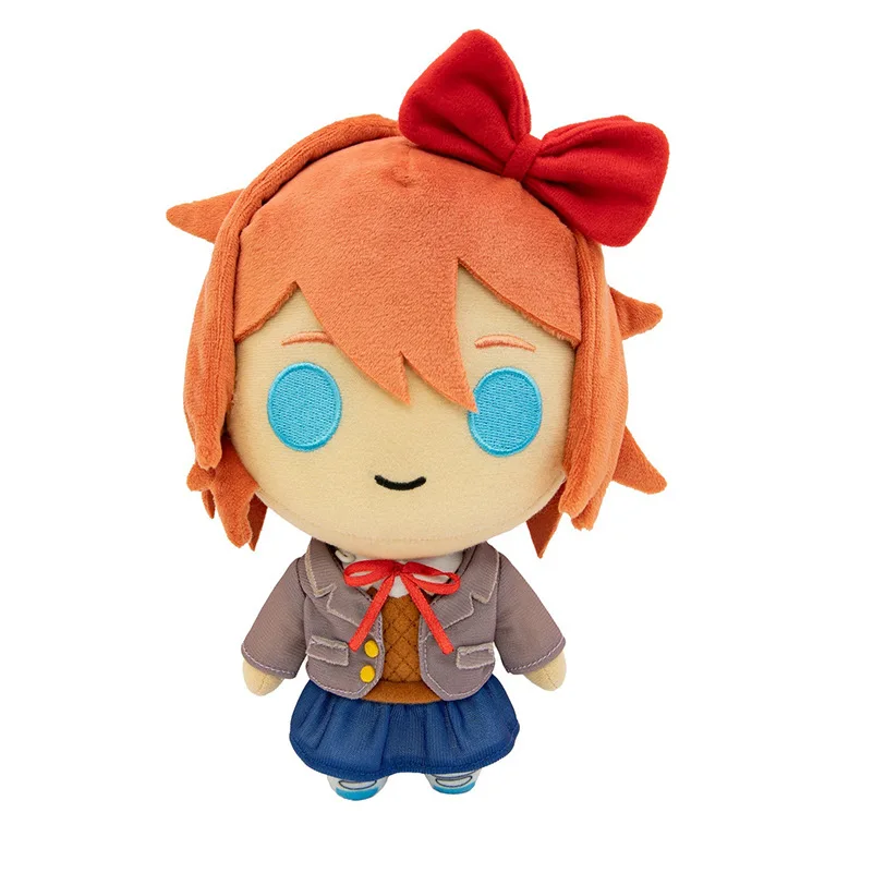 New Doki Doki Liberty Club Plush Natsuki Plushies Sayori Yuri Anime Stuffed Dolls Cotton Peripherial Collectibles Toy Gift