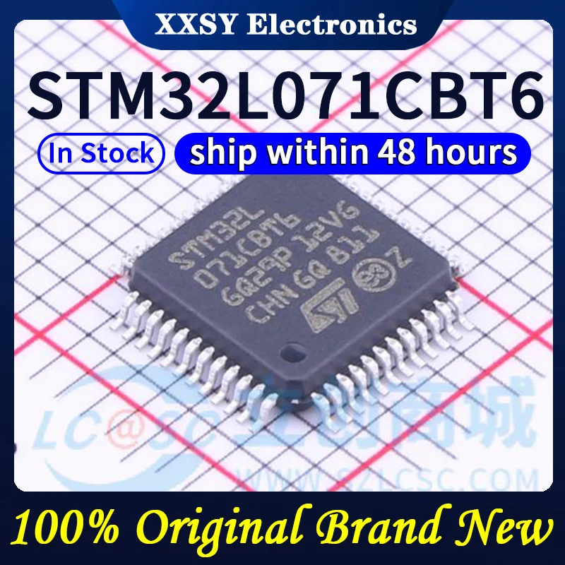 STM32L071CBT6 ، STM32L071C8T6 ، STM32L071CZT6 ، STM32L071KBU6 ، STM32L071VZT6 ، جودة عالية ، أصلي ، جديد