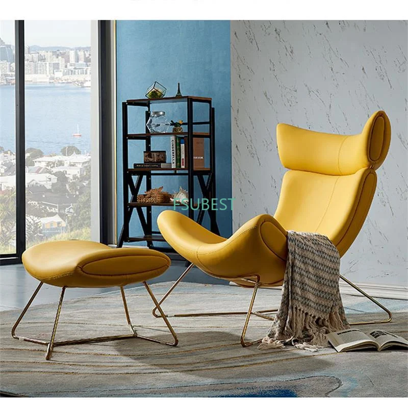 Modern Furniture Top Grain Genunine Leather Lounge Leisure Living Room Home Furniture Accent Imola Arm Swivel Chair