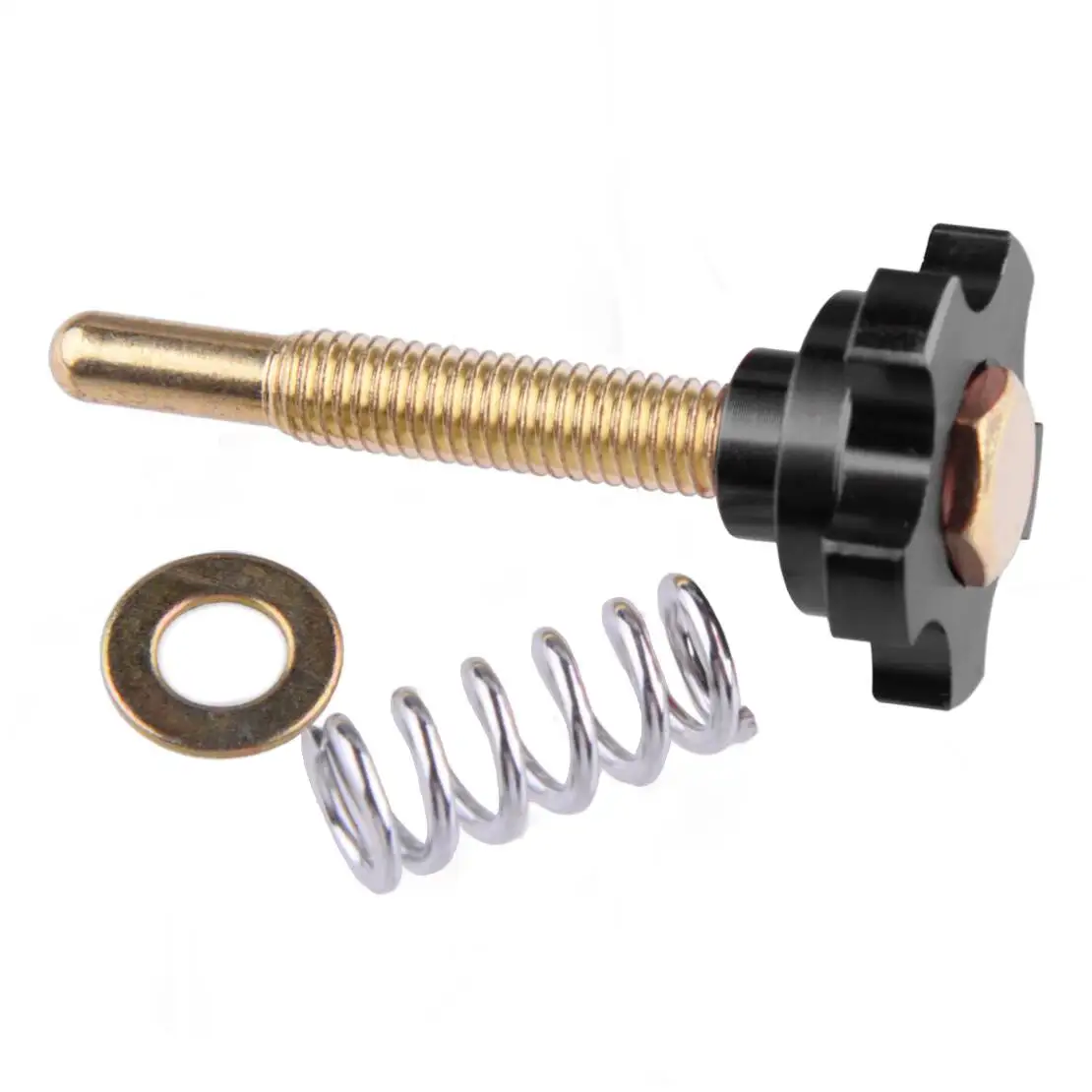 

Черный мотоциклетный карбюратор, воздушно-топливная смесь, винт регулятора скорости холостого хода, подходит для PWK