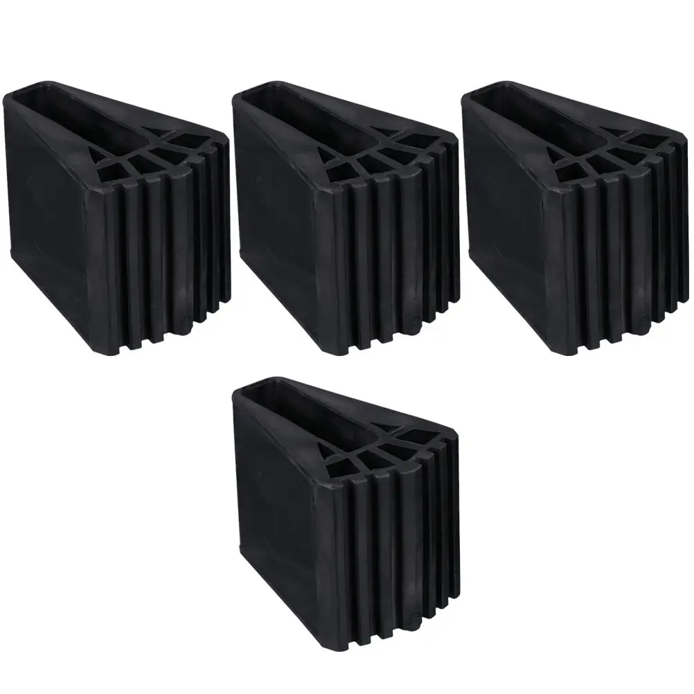 4pcs Feet Pads Anti-Slip Rubber Replacement For Step Extension Ladder Stabilizer Grips Ladder Accessories Building Tools