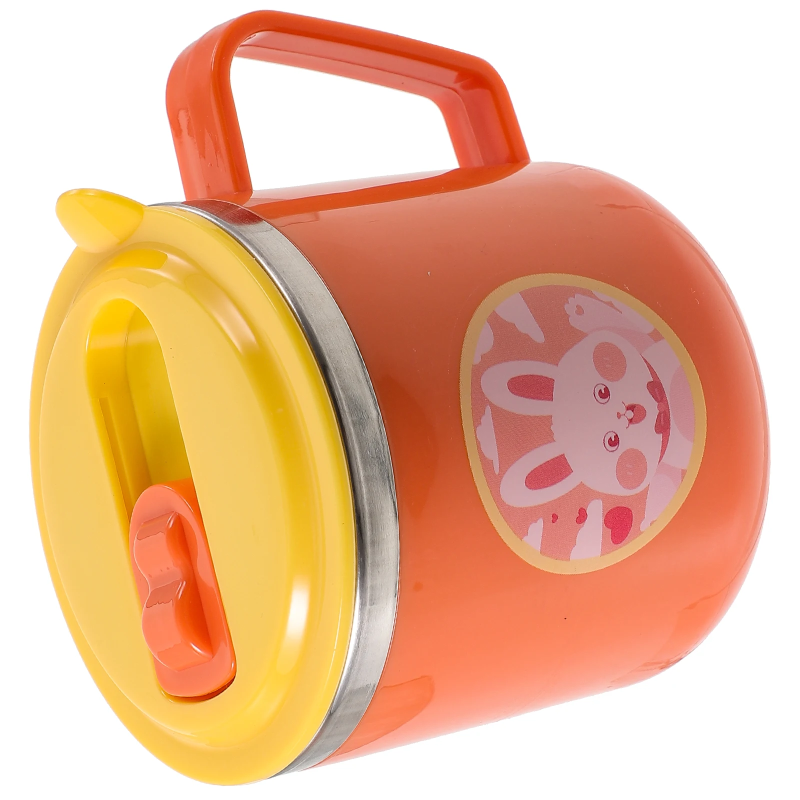 

Kids Water 316 Stainless Steel Rabbit H Leakproof Sippy Cup for Toddlers Double Layer Insulated Anti Scald Straw Milk Cup