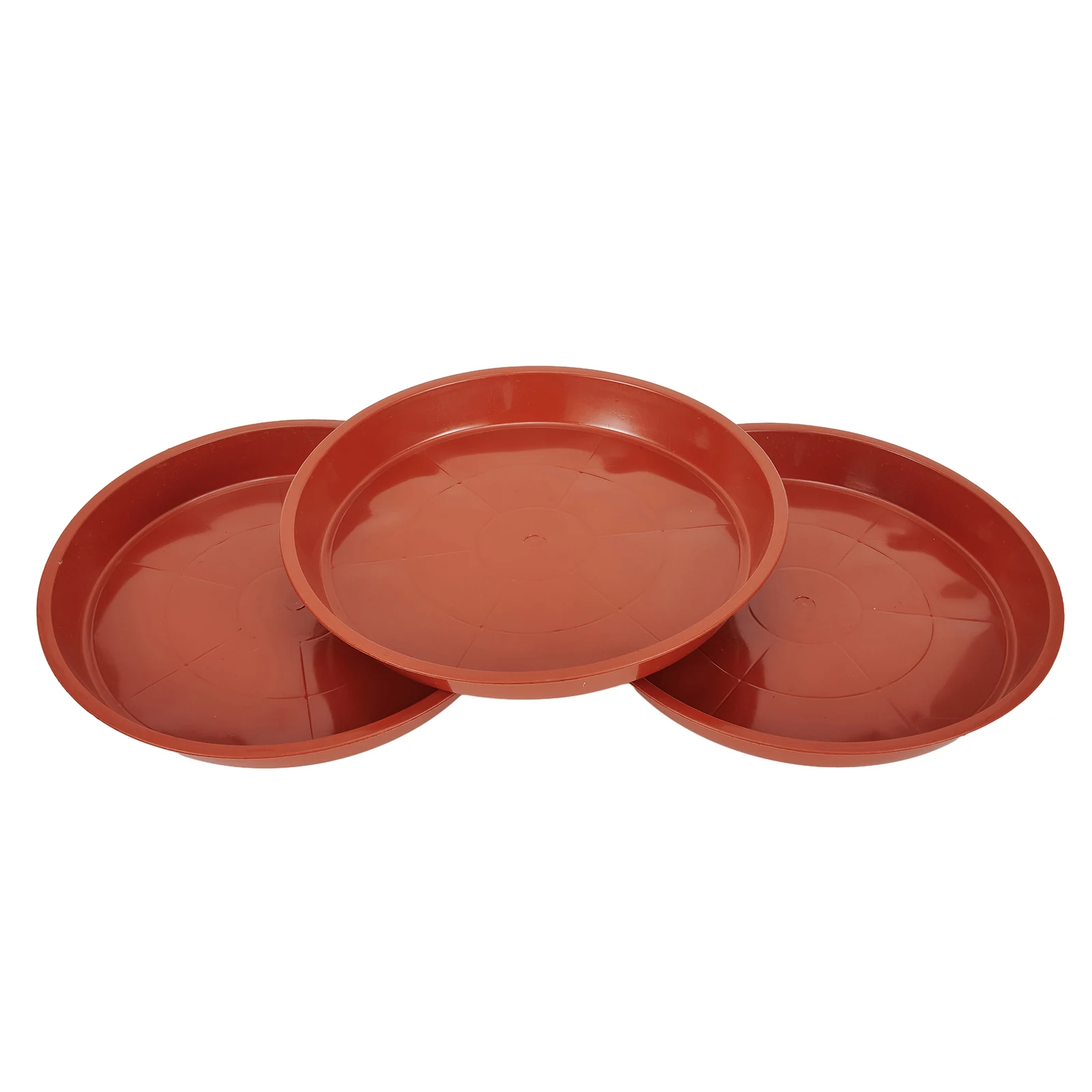 10pcs Plastic Saucers for Plant Pots Functioning as Water Trays and Stable Bases for Indoor Outdoor Potted Greenery