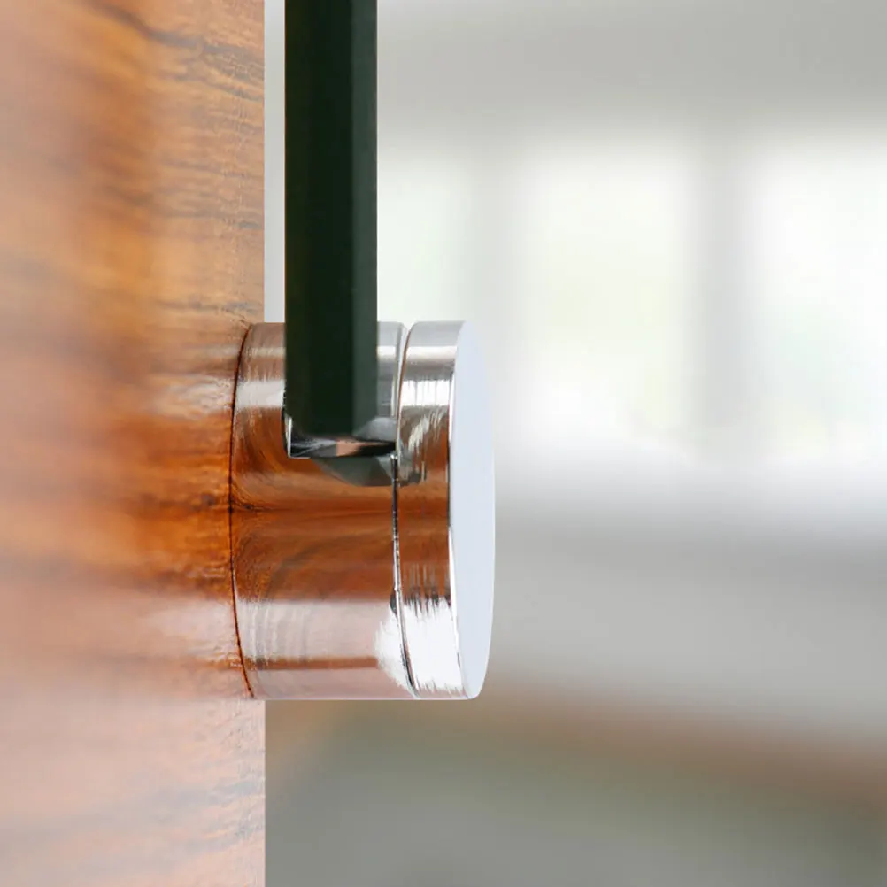 6Pcs Mirror Mounting Clips Heavy Duty Glass Clamps for Wall Shelf Display Lightweight Toiletries Decorative Items Glass Mounting