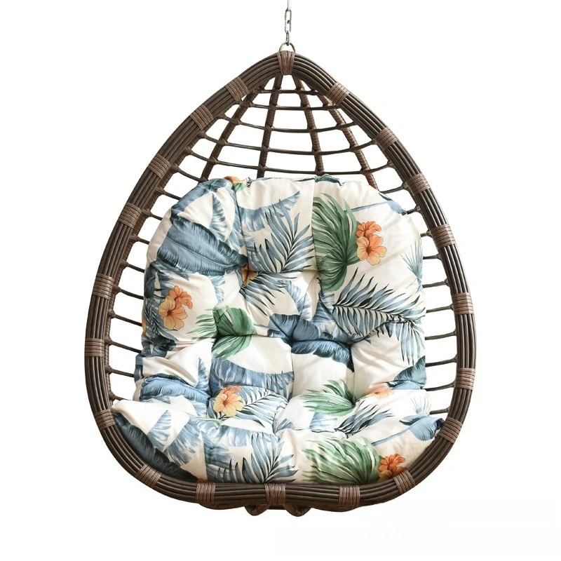 Hangstoelzitting & rugkussen, binnen- en buitenschommelstoelkussen, zacht ontspanningskussen voor tuin- en patiohangstoel
