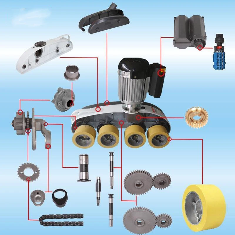 MX48 woodworking vertical milling automatic feeder parts, four wheel feeder parts, automatic feeder parts