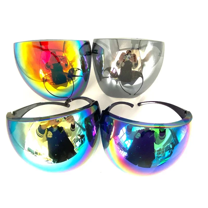 Protective Faceshield Glasses Sunglasses Transparent Anti-fog Anti-splash Protective Mask Full Face Covered Safety Sunglasses