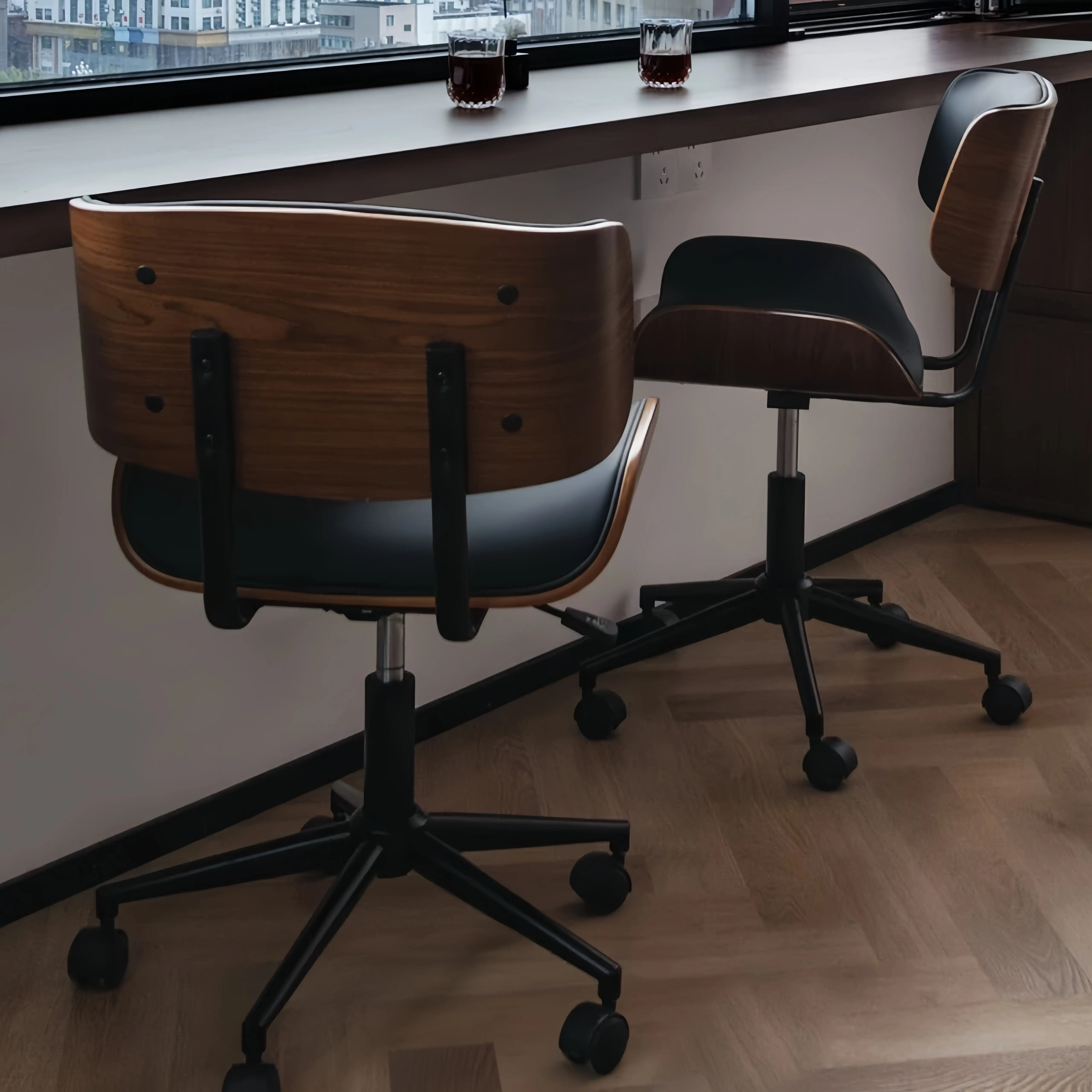 Light luxury computer chair household small bedroom study sedentary swivel chair lift seat office
