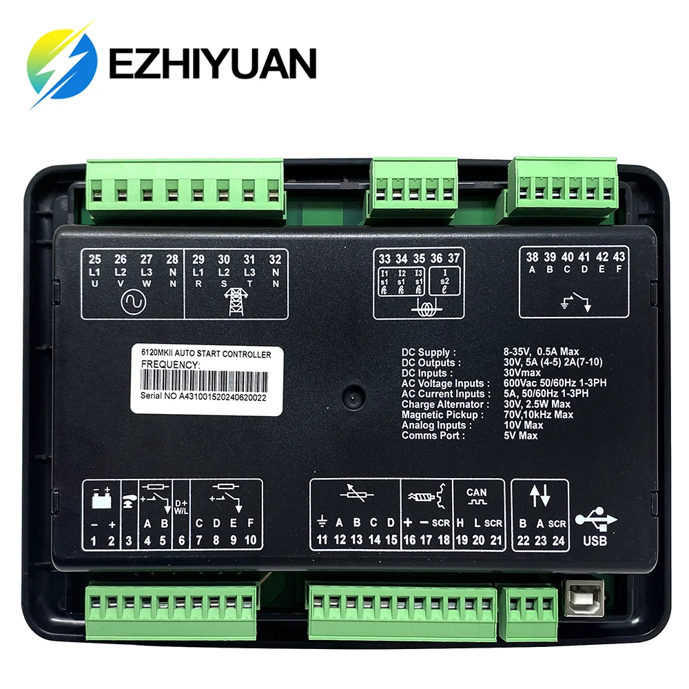 وحدة تحكم بالمولد DSE6120MKII استبدال التيار الكهربائي التلقائي فائدة فشل AMF وحدة التحكم DSE 6120 MKII MK2 #4