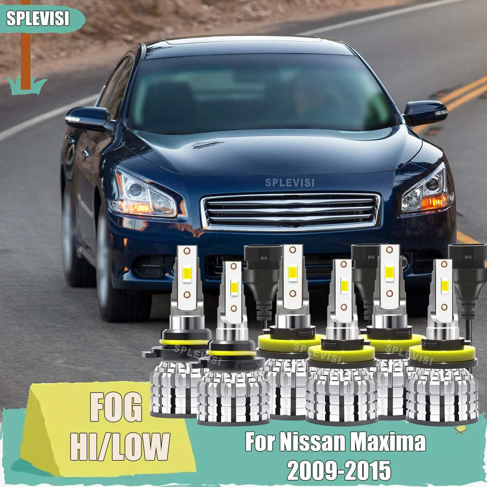 

w/Cooling Fan Low Power Consumption 9005 H11 H11 High Low Beam Fog Light For Nissan Maxima 2009 2010 2011 2012 2013 2014 2015