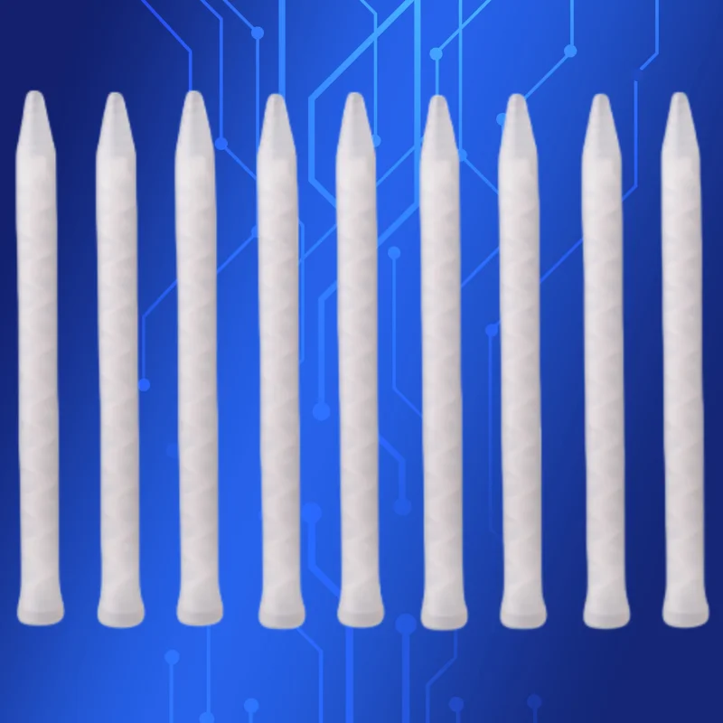 

Бесплатная доставка, статический смеситель для смолы MC13-18, смесительные насадки для упаковки Duo, пластиковая трубка для смесителя эпоксидной смолы