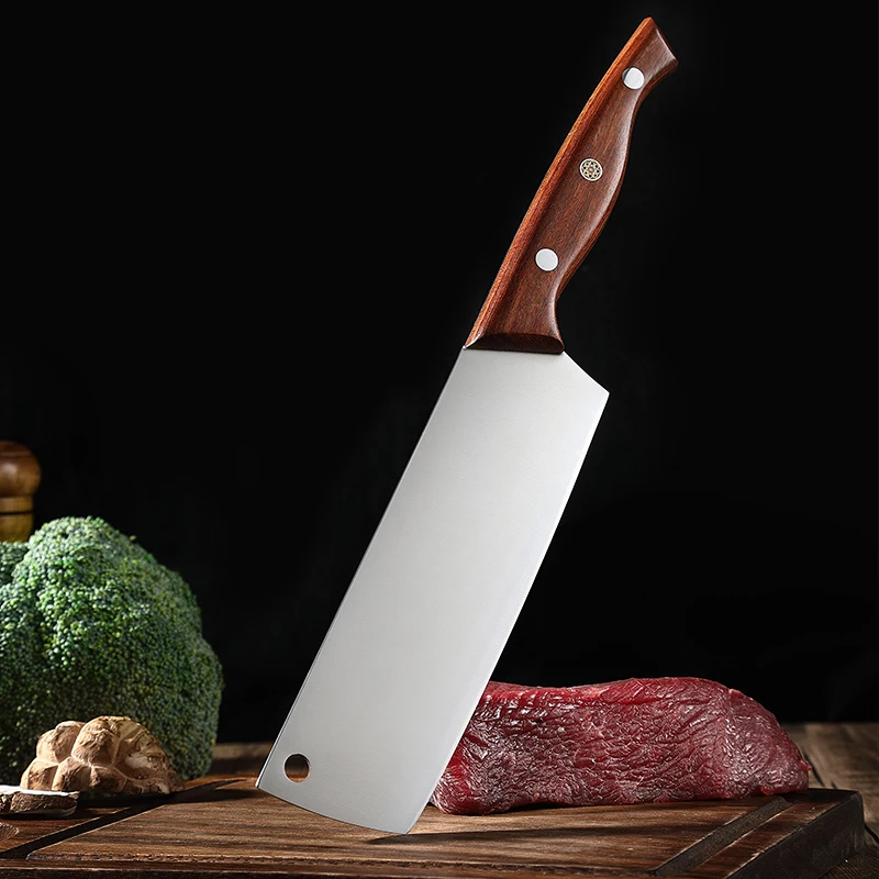 

TJ POP 6.5 Inch Nakiri Knife 5Cr15 Stainless Steel Kitchen Knives Sharp Vegetable Meat Chef knife Slicing Knifes Cutting Tools