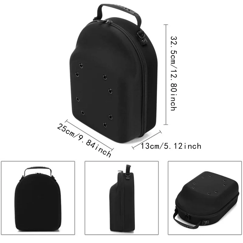 1pc Baseball Hat Travel Bag Baseball Cap Travel Case Storage Carrier Box Display Bag Eva Baseball Cap Carrying Bag