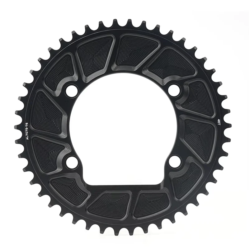 سلسلة 110 BCD لدراجات الطرق المتوافقة مع سبائك الألومنيوم SHIMANO R7000، تدعم سلاسل السرعة 11/12-[Cilae]