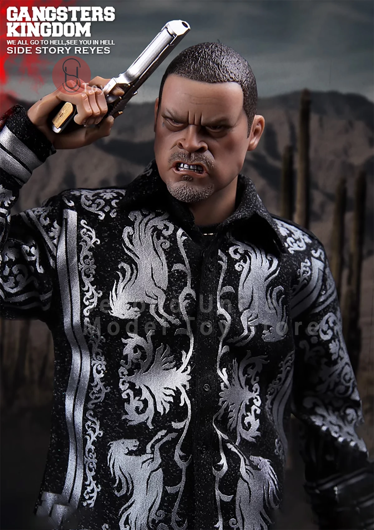 

DAMTOYS DAMGKS002 1/6 Gangsters Kingdom Series Side Story Reyes 2015 venue Male Soldier Action figure Full Set Collectible Toys