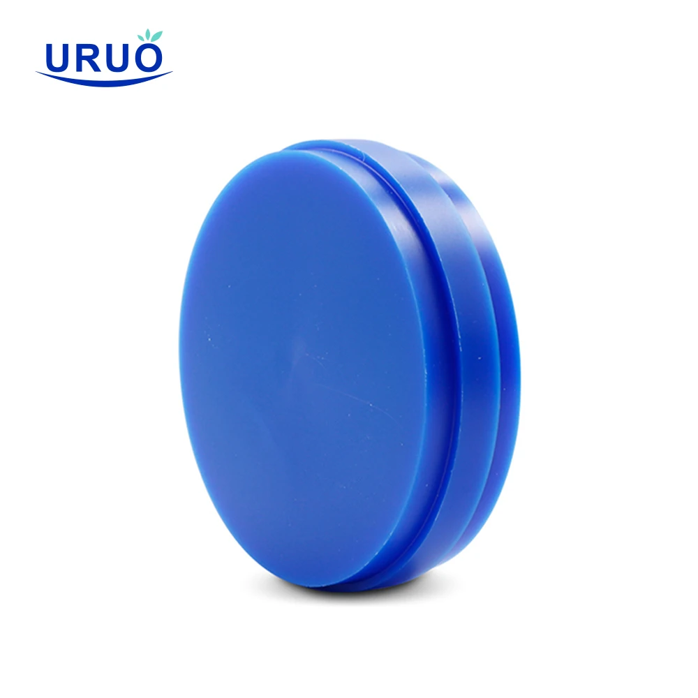 3PCS/lot Dental WAC Disx 98mm Denture Lab Materials for Casting Blue Color Wax Block 98*10-25mm