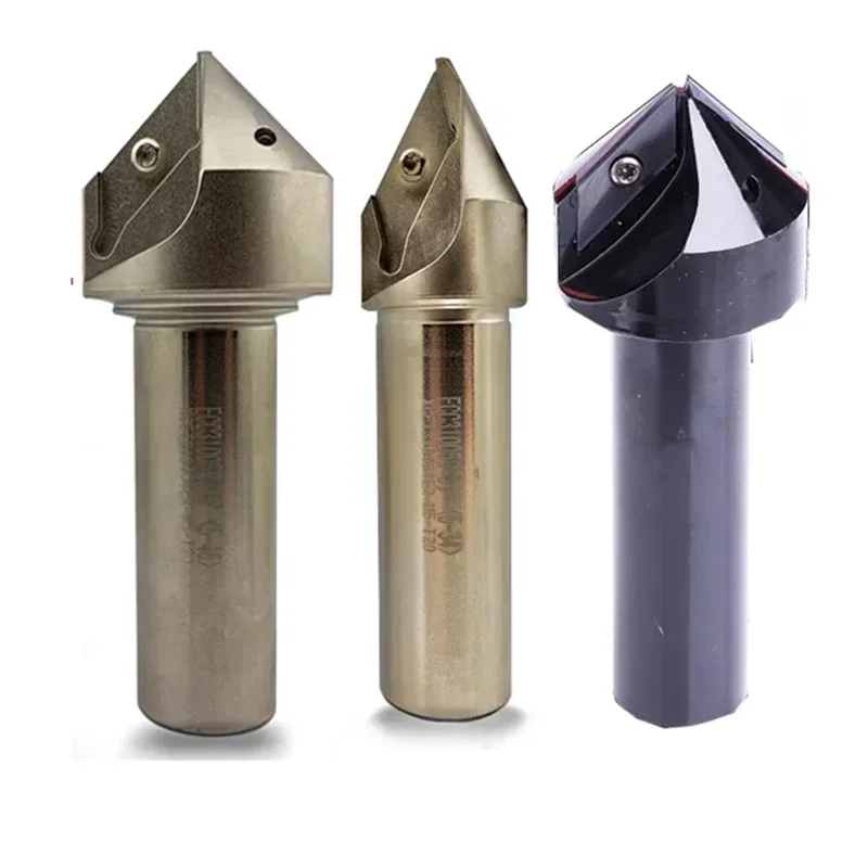 Inserir Longa Cnc Chanfro Ferramenta Grande Diâmetro Chanfro Cortador Ecc31005r Ecc17005r 30 Graus 45 Graus 60 Graus Xcet170404 Xcet310404