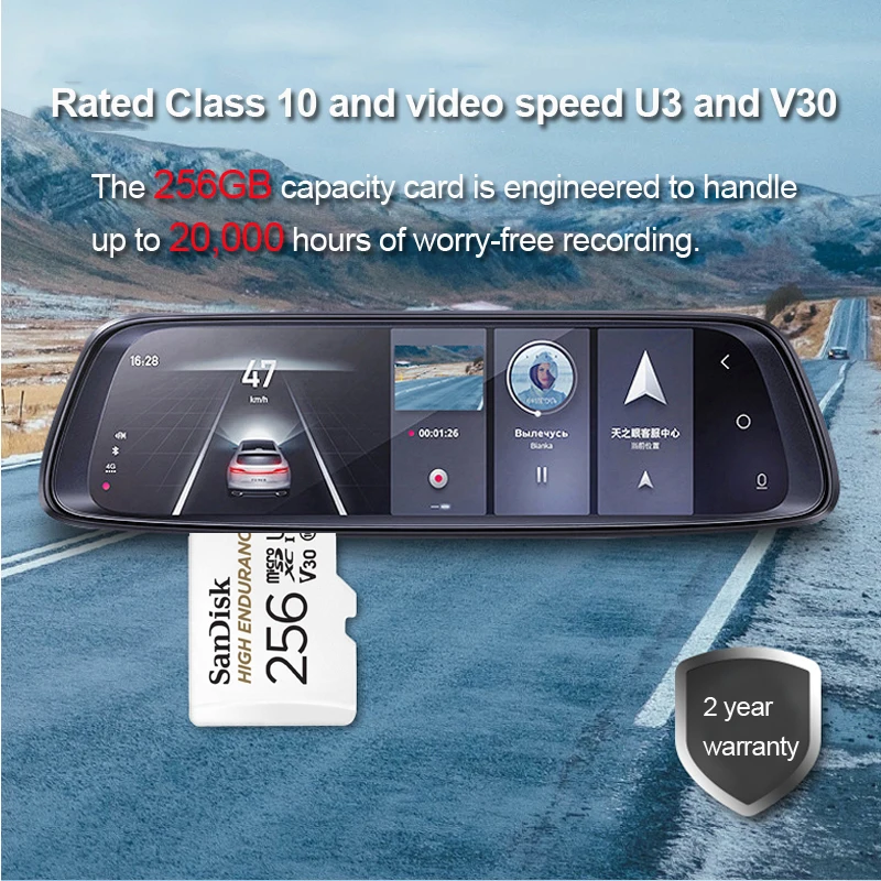 Tarjeta microSD SanDisk Endurance V30 U3 4K para cámara de salpicadero - imagen 4