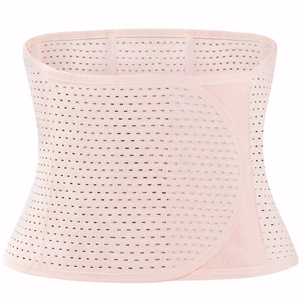 

1pc Postpartum Abdominal Binder Shapewear Breathable Mesh U-Shaped Waist Trainer Belly Corset After Delivery Body Shaping Belt