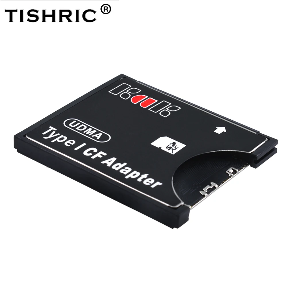 TISHRIC Cho SD CF Loại I Adapter Hỗ Trợ SD SDHC SDXC MMC Chuẩn Compact Flash Loại I Thẻ đầu Đọc Bộ Chuyển Đổi