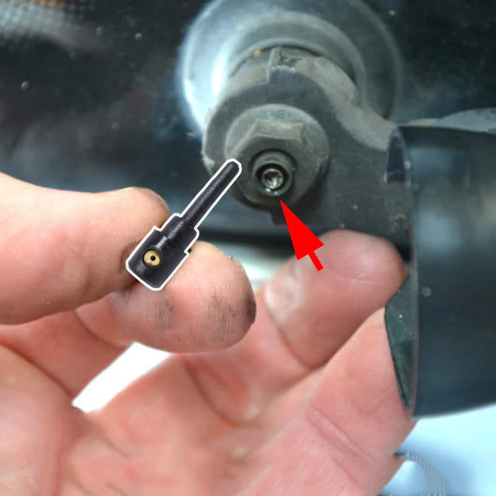 Auto Heckscheibe Scheiben wischer Arm Rocker Bolzen Abdeck kappe Wasch düse Zubehör für Skoda hervorragende 3t 2009-2014 2015