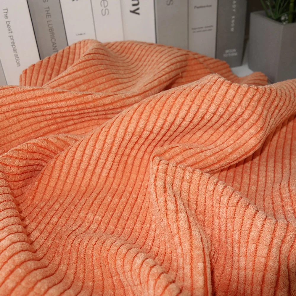 Corn Grain Corduroy Bubble Fabric – Soft Cut Pile Solid Color Material For Sofa, Pillows, Cushions, Toys & DIY Projects