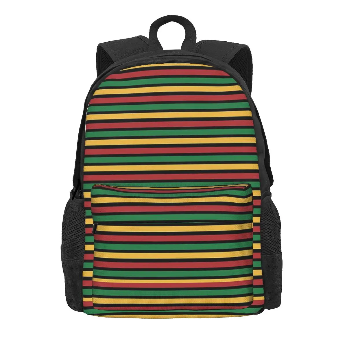 Rasta Way Padrão Gráfico Mochilas para Meninos e Meninas, mochilas escolares, Estudantes Bookbag, Cartoon Kids Rucksack, Laptop Rucksack, Shoulder Bag