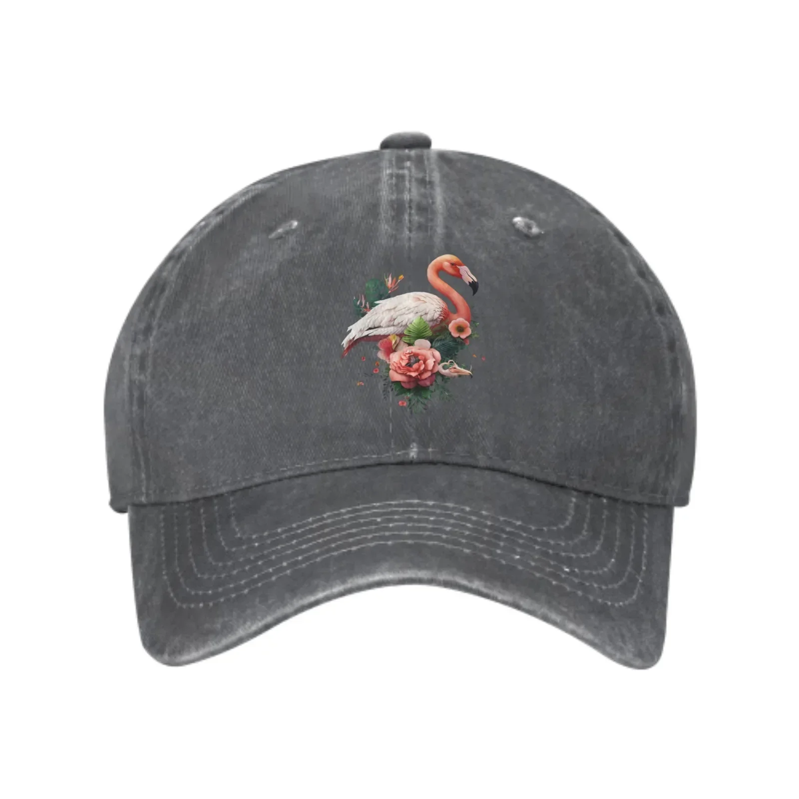 Flamingo Baseball Caps for Men Women Adjustable Fashion Casual Trucker Hats for Outdoor Fishing Activities