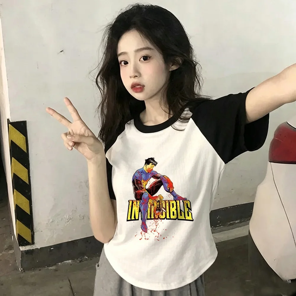 Invincible t-shirt women streetwear japan anime t-shirt cheap 2000s scene  clearance sales anime