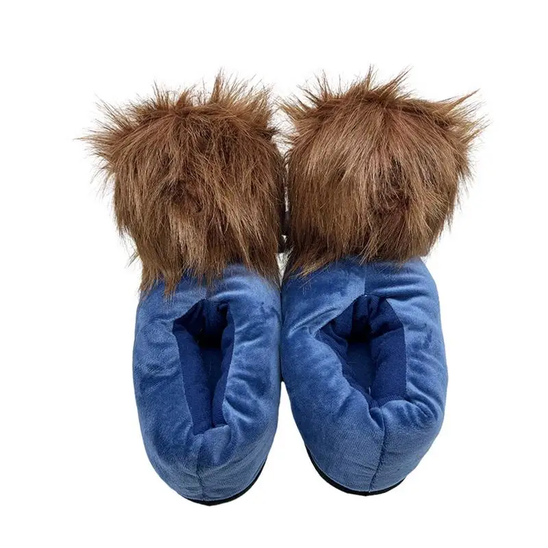 Halloween Spooky Slippers Fluffy Soft Halloween Slippers Warm and Comfortable Spooky Slippers Gift for Halloween Anniversary