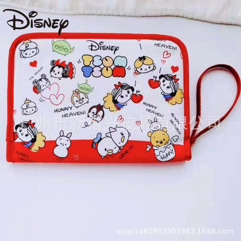 MINISO Disney Cartoon Chinchilla Merlot Corner ID Bag Passport Bag Card Bag Baby Health Booklet Vaccine Book Bag