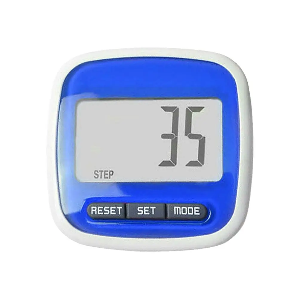 Mini Digital Step Counter Large Screen Smart Electronic Pedometer For Walking Distance Lightweight Design Calorie Counting V4C4