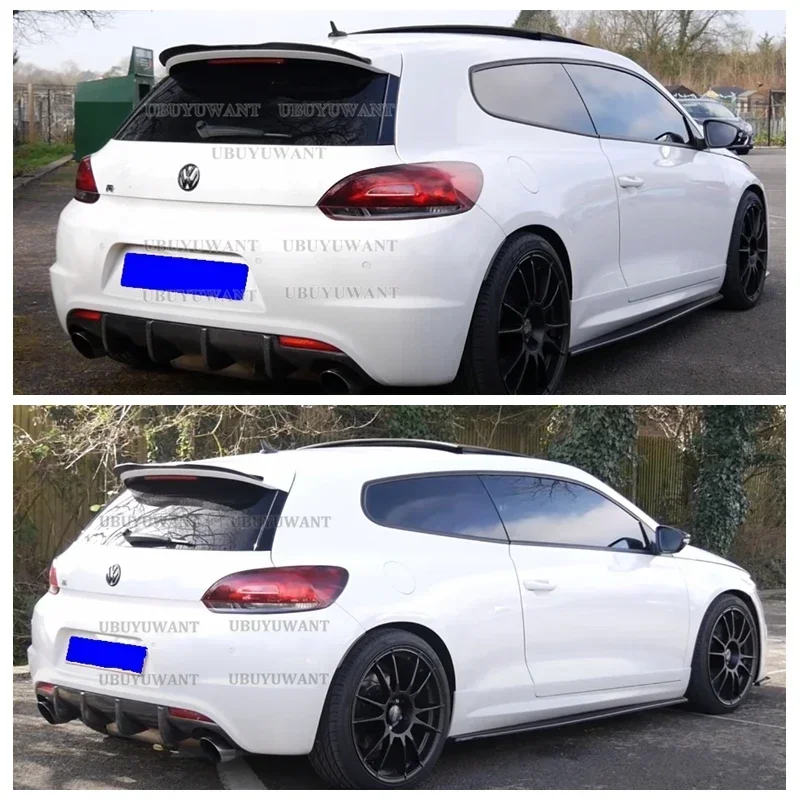 Car Roof Spoiler for Volkswagen Scirocco 2009- 2019  (Only For R and R Line) Rear Trunk Top Wings Body Kits Exterior Accessories