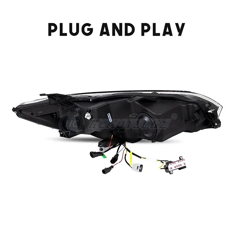 Car LED Head Lights Assembly DRL Start Up Animation 2015-2017 Front Light for Toyota Camry